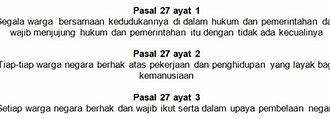 Pasal 30 Ayat 2 Hak Atau Kewajiban